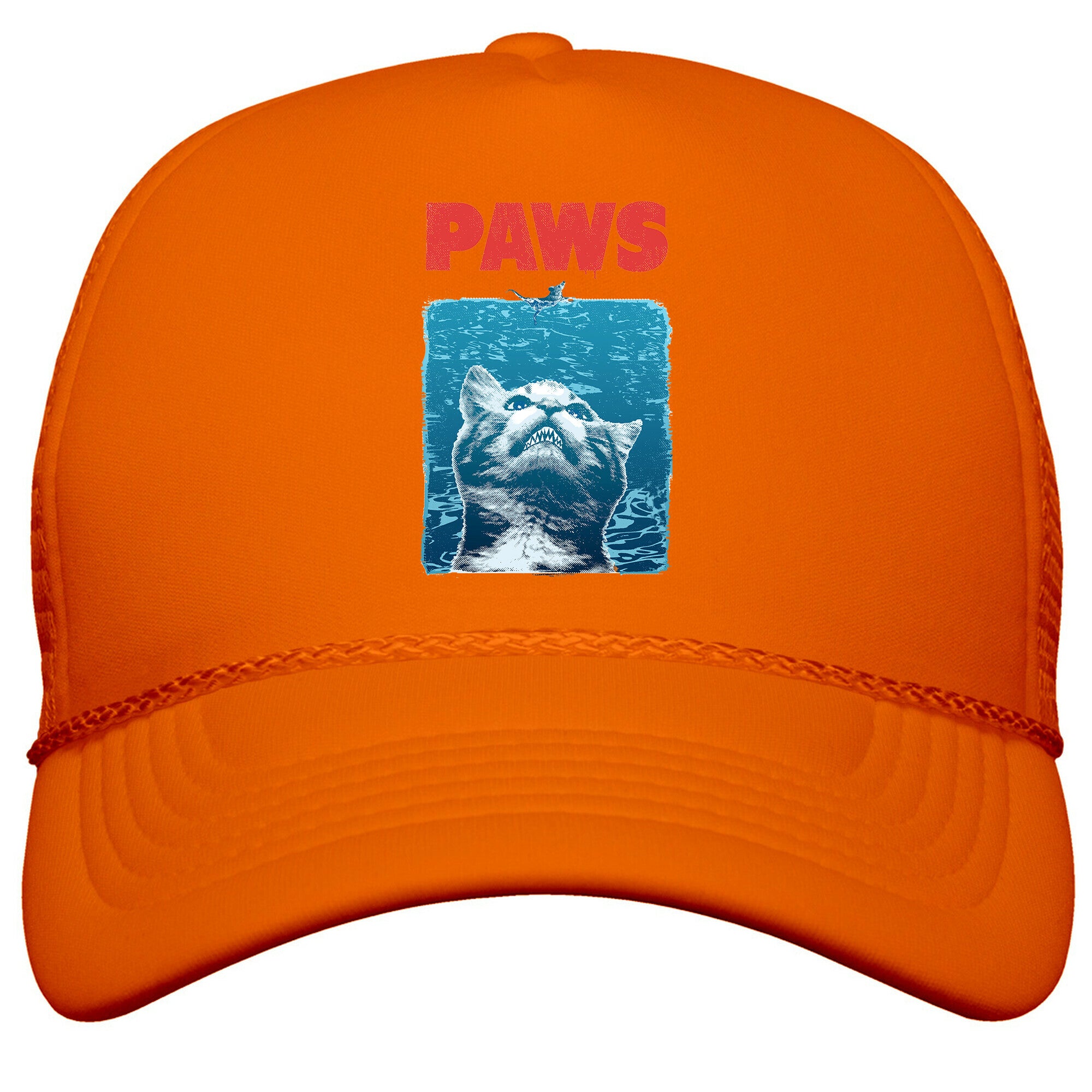 PAWS \(Jaws Parody\) Snapback Trucker Hat
